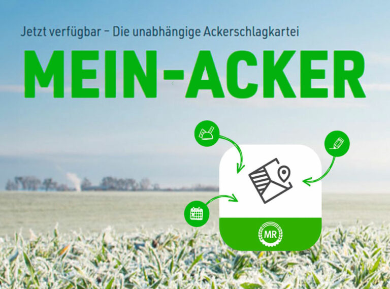 sie sehen hier: Internet Logo der Schlagkartei Mein Acker