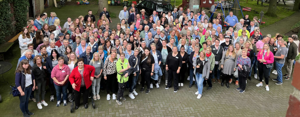 Das Team der BHD-Unternehmensgruppe, ein Foto vom Betriebsfest 2023